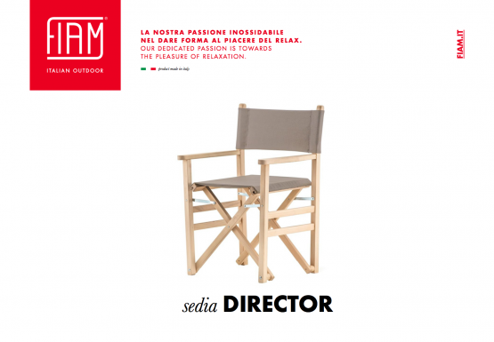 Regista sedie da giardino